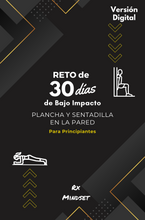 Load image into Gallery viewer, Reto Físico de 30 Días de Plancha y Sentadilla en la Pared (Versión Digital)