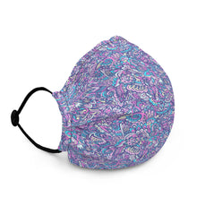 Load image into Gallery viewer, Purple Swirl Premium face mask