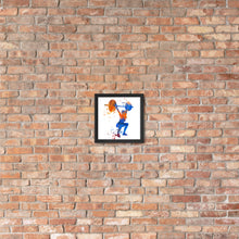 Load image into Gallery viewer, Women Overhead Barbell Art Framed poster
