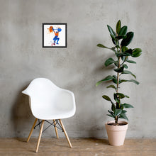 Load image into Gallery viewer, Women Overhead Barbell Art Framed poster
