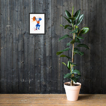 Load image into Gallery viewer, Women Overhead Barbell Art Framed poster
