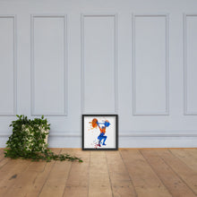 Load image into Gallery viewer, Women Overhead Barbell Art Framed poster
