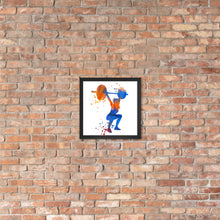 Load image into Gallery viewer, Women Overhead Barbell Art Framed poster
