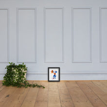 Load image into Gallery viewer, Women Overhead Barbell Art Framed poster

